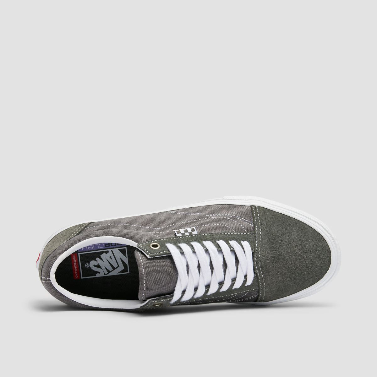 Vans Skate Old Skool Shoes - Pewter/True White