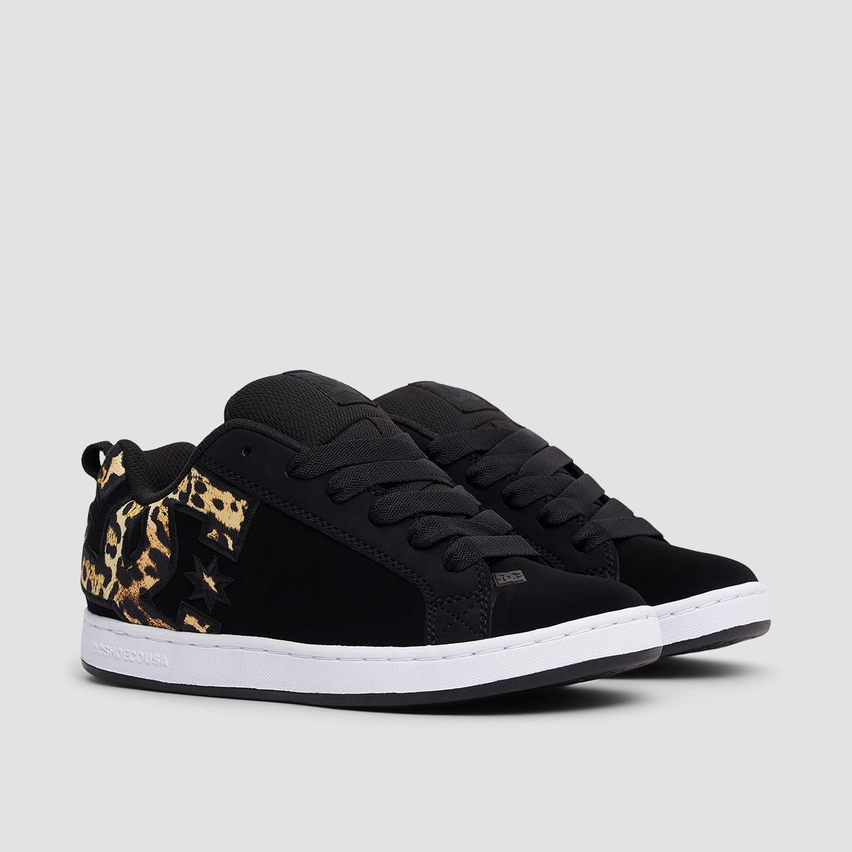DC Court Graffik Shoes - Black/M Gold - Womens