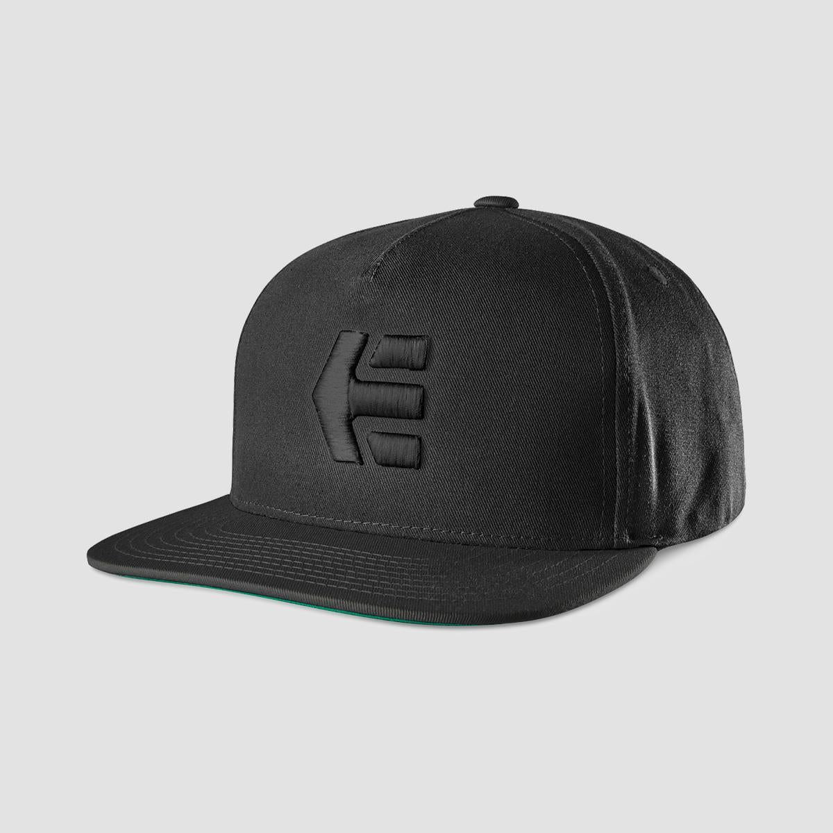 Etnies Icon Snapback Cap Black/Black