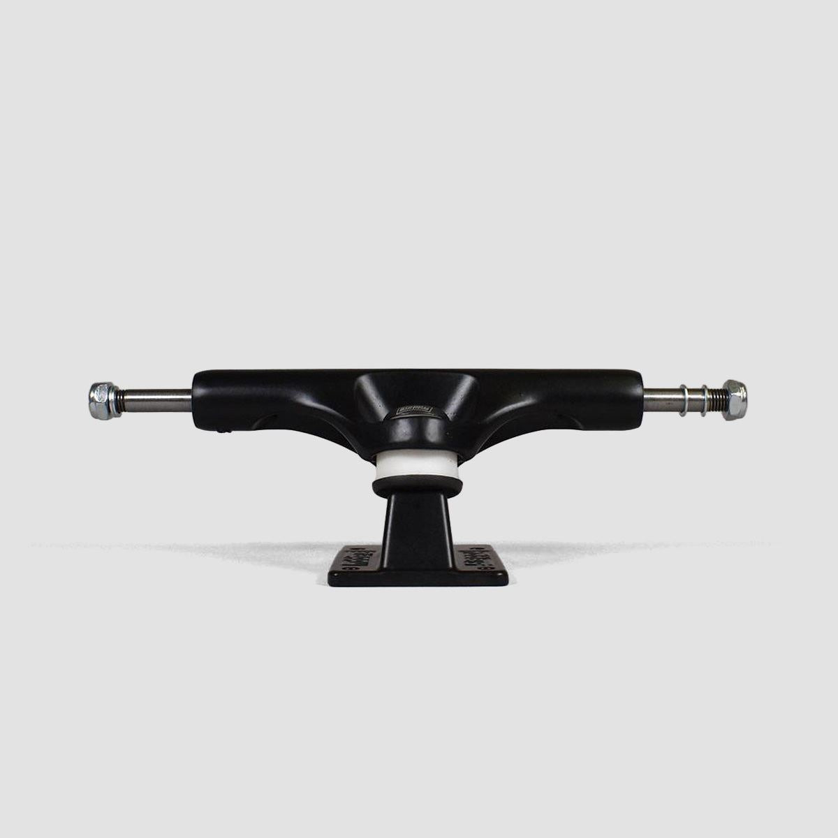 Slappy ST1 Inverted Hollow Lights/Ultra Low Kingpin Skateboard Trucks 1 Pair Matte Black/Black Gold - 8.5"