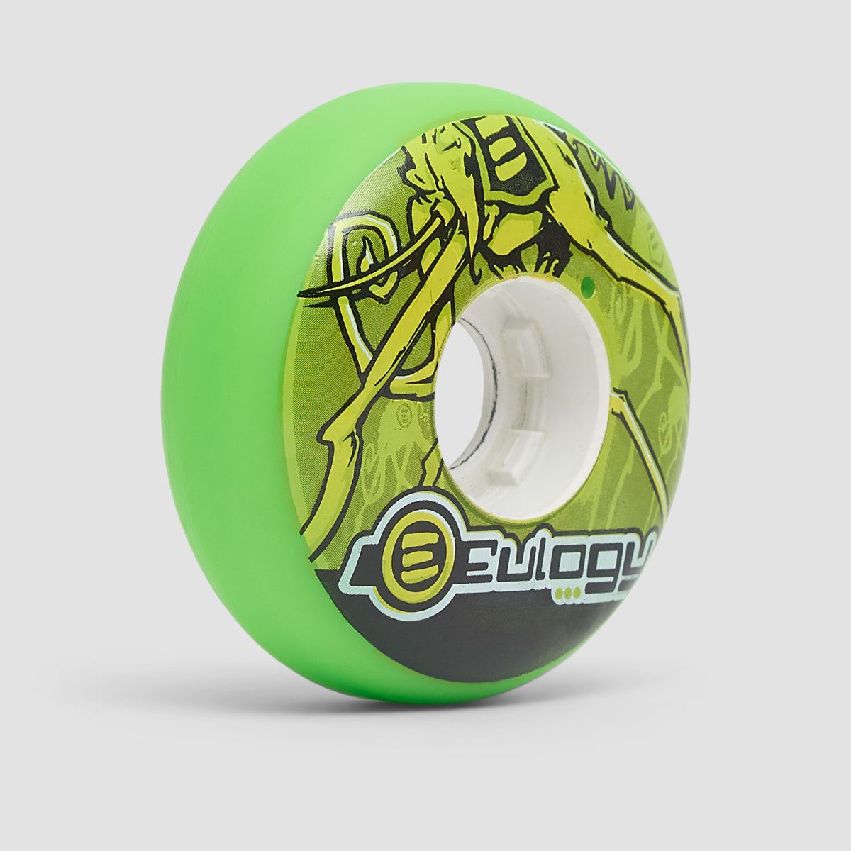 Eulogy Eric Schrijn Retro 89A Inline Wheels x4 Green 58mm
