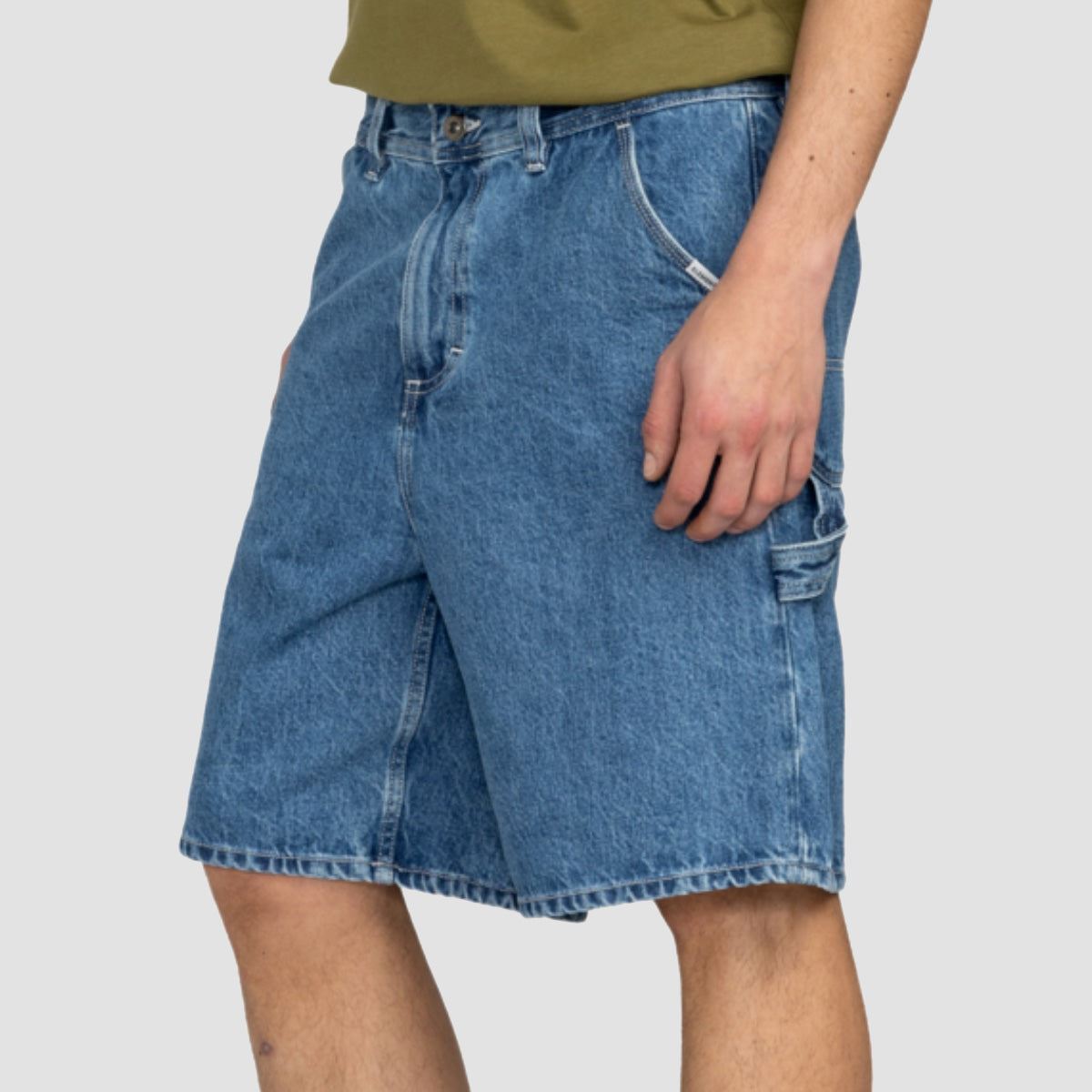 Element Carpenter Denim Shorts Mid Used