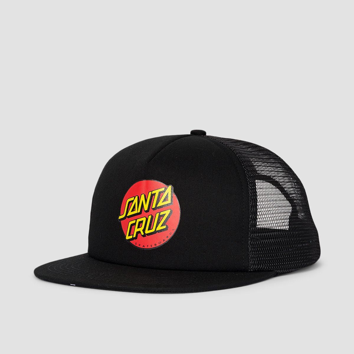 Santa Cruz Classic Dot Mesh Cap Black/Black