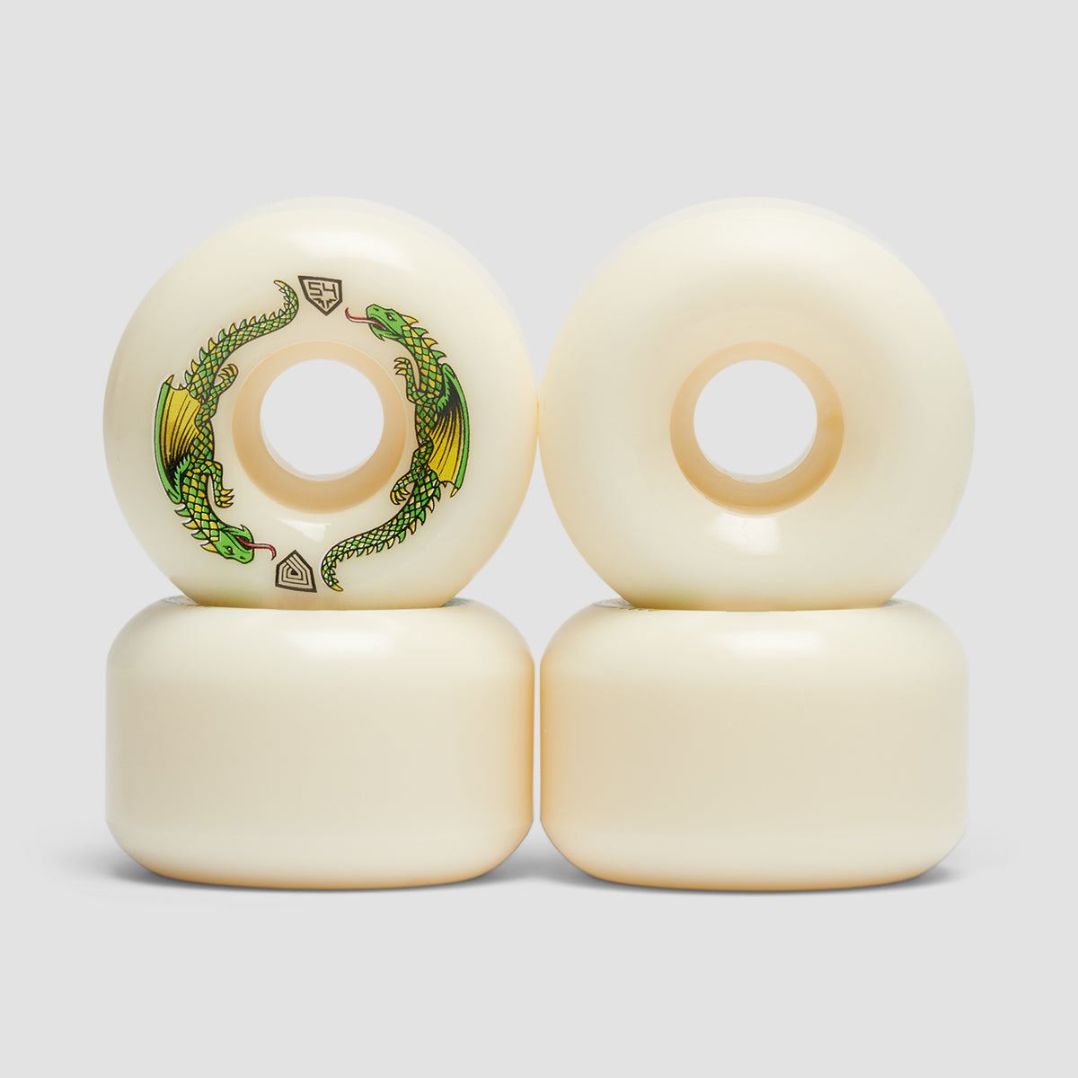Powell Peralta Dragon Formula 93A V6 Skateboard Wheels Off White 54x34mm
