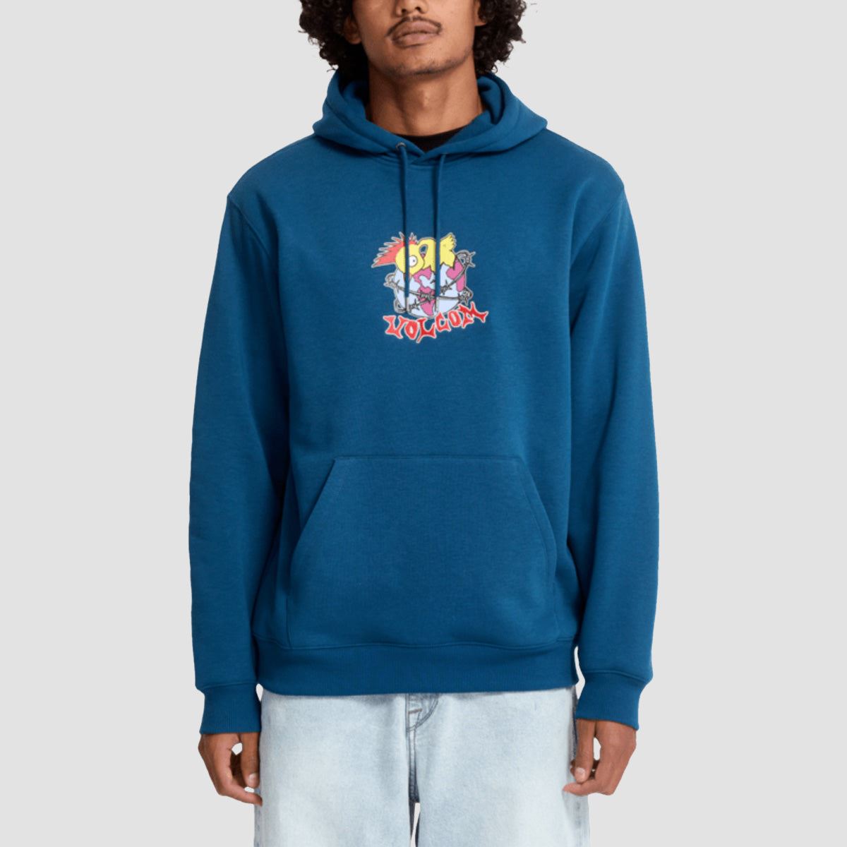 Volcom Noder Pullover Hoodie Cosmic Blue