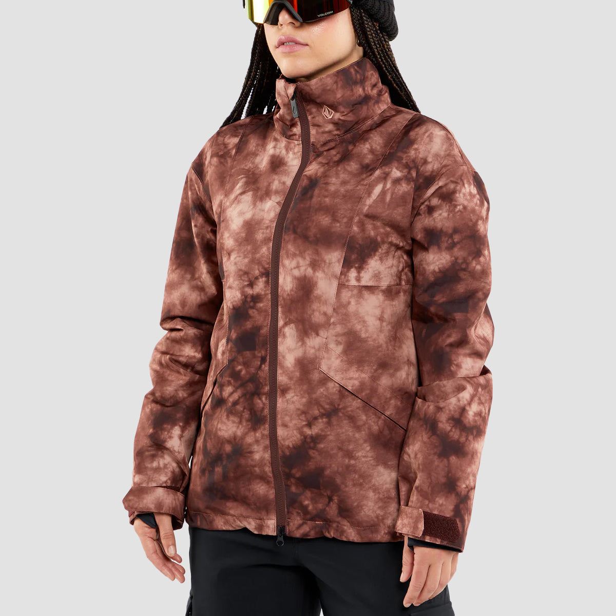 Volcom Kimball Snow Jacket Pink Salt Wash - Womens