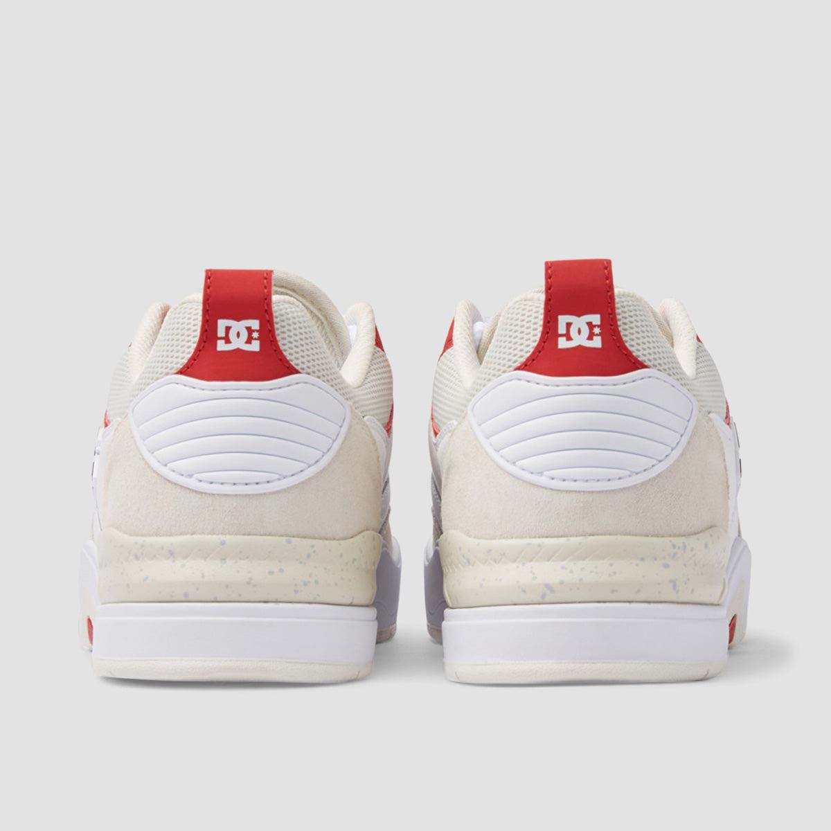 DC Ascend S Shoes - White/Red