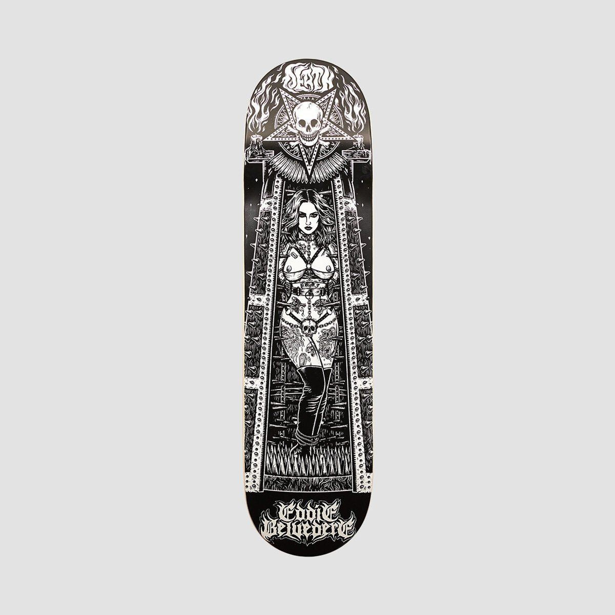 Death Eddie Belvedere Maiden Skateboard Deck - 8.25"