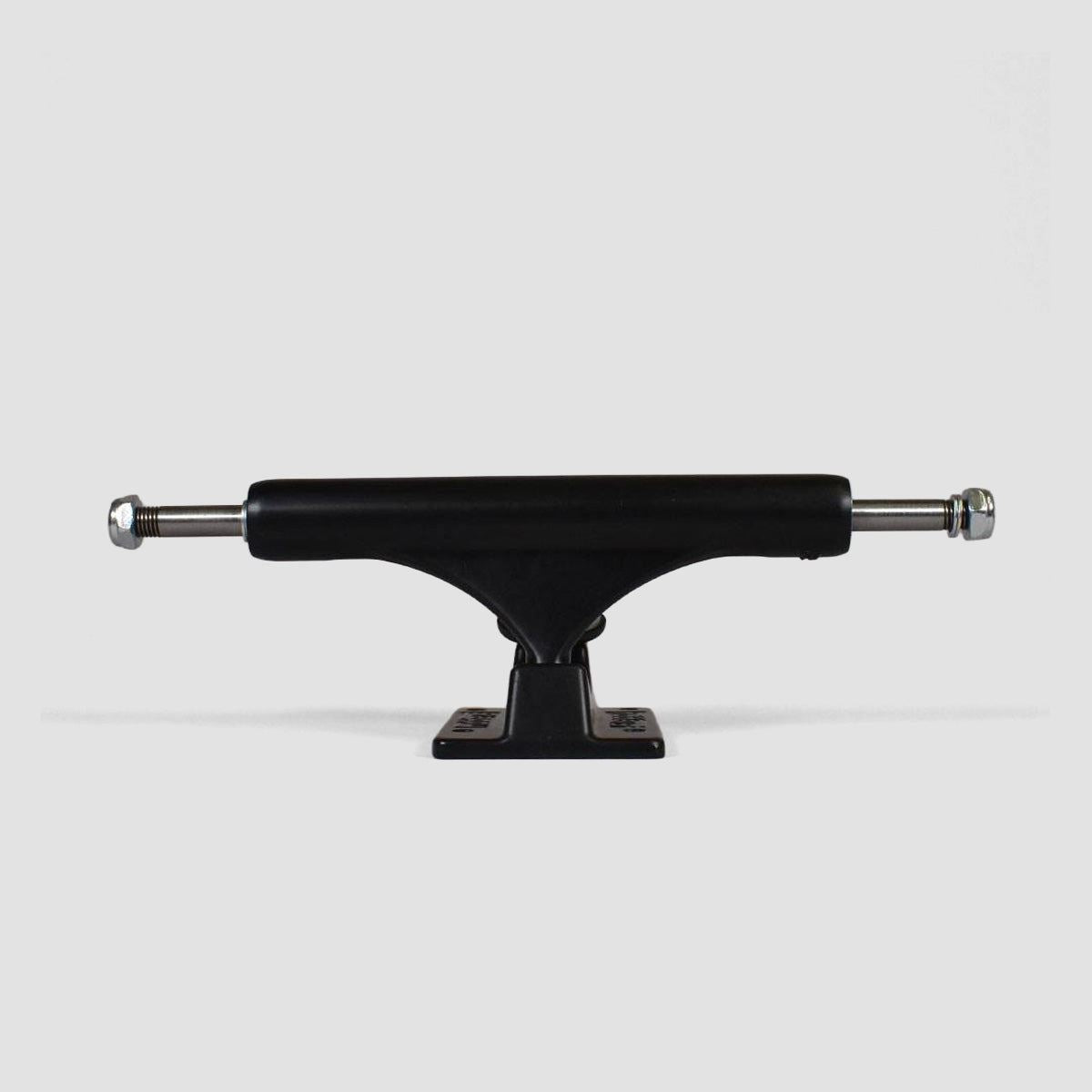 Slappy ST1 Inverted Hollow Lights/Ultra Low Kingpin Skateboard Trucks 1 Pair Matte Black/Black Gold - 8.5"