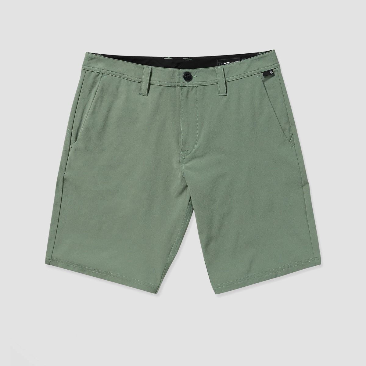 Volcom Frickin Cross Shred Static 20" Hybrid Shorts Light Olive