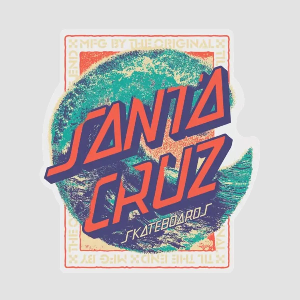 Santa Cruz Breaker Dot Sticker Multi 115x105mm