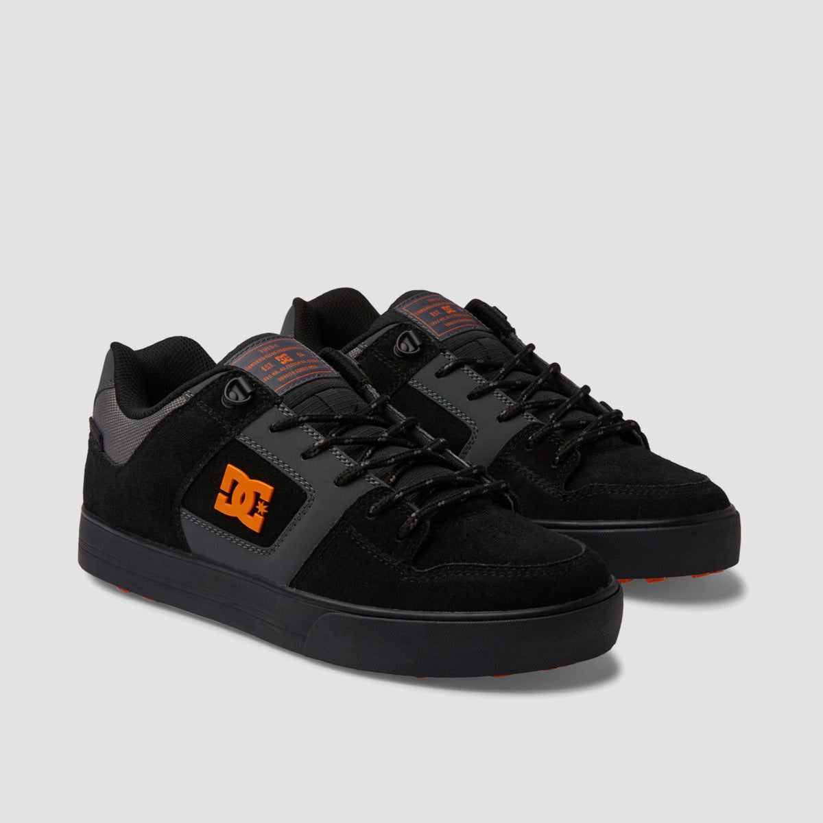 DC Pure WNT Shoes - Grey/Black/Orange