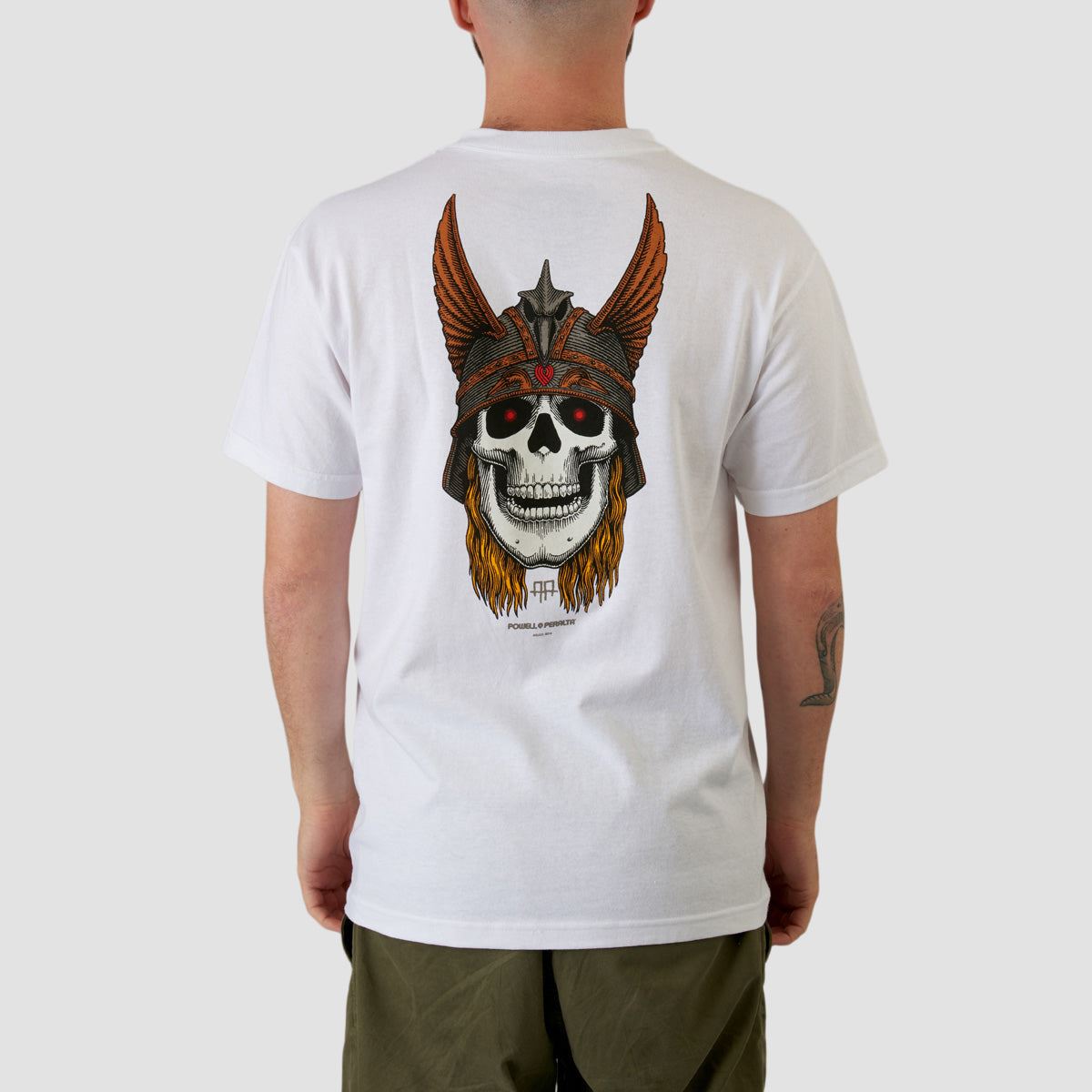 Powell Peralta Andy Anderson Skull T-Shirt White