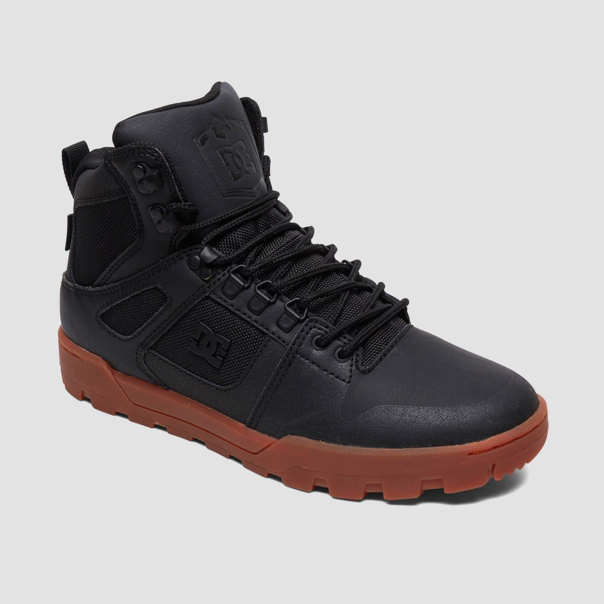 DC Pure High-Top WR Boots - Black/Gum