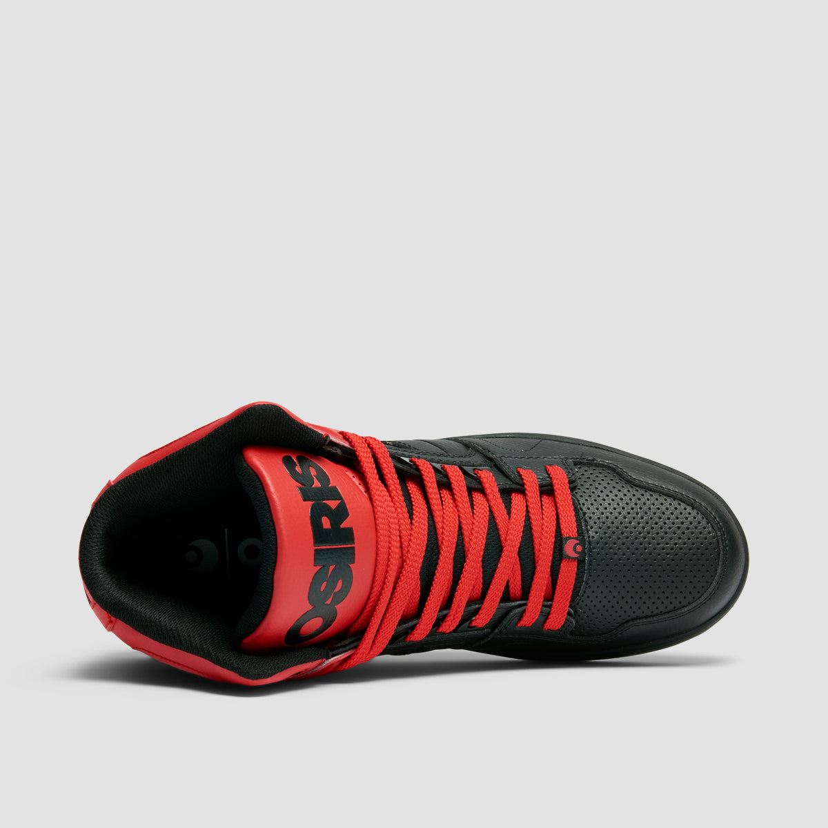 Red and fashion black osiris shoes