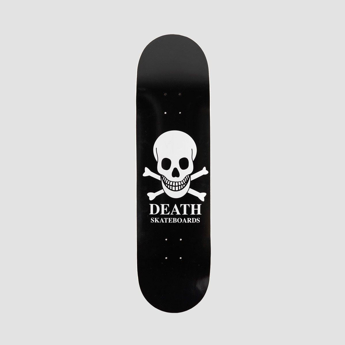 Death OG Skull Skateboard Deck Black - 9"