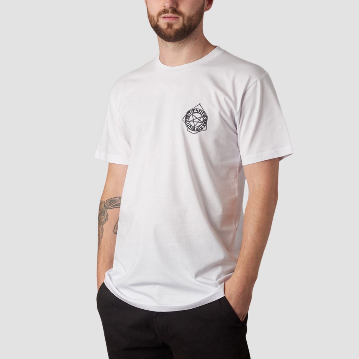 Heathen Stormy Seas T-Shirt White