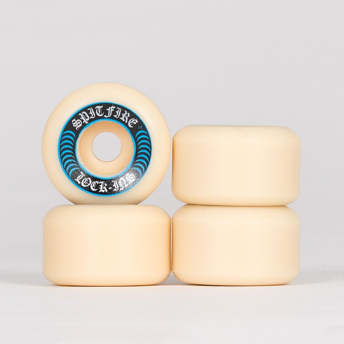 Spitfire Formula Four Lock Ins 99du Skateboard Wheels Natural 52mm