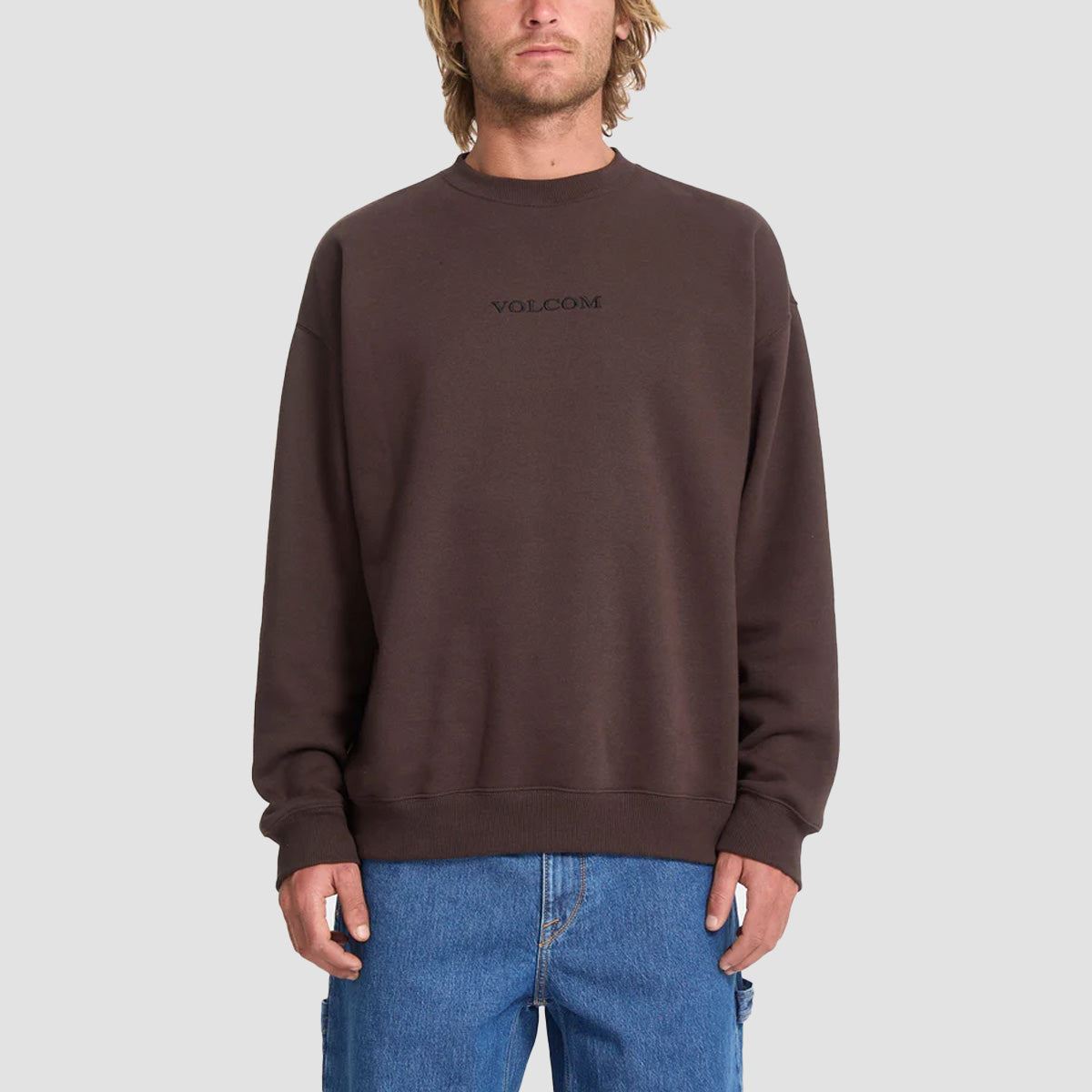 Volcom Stone Crew Sweatshirt Cacao
