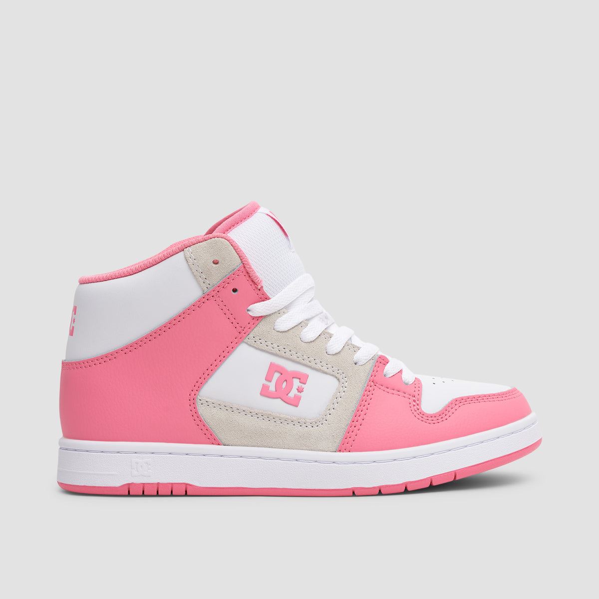 DC Manteca 4 Hi Shoes - Pink/White - Womens