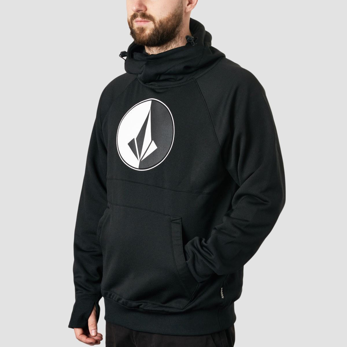 Volcom Hydro Riding Pullover Snow Hoodie Black