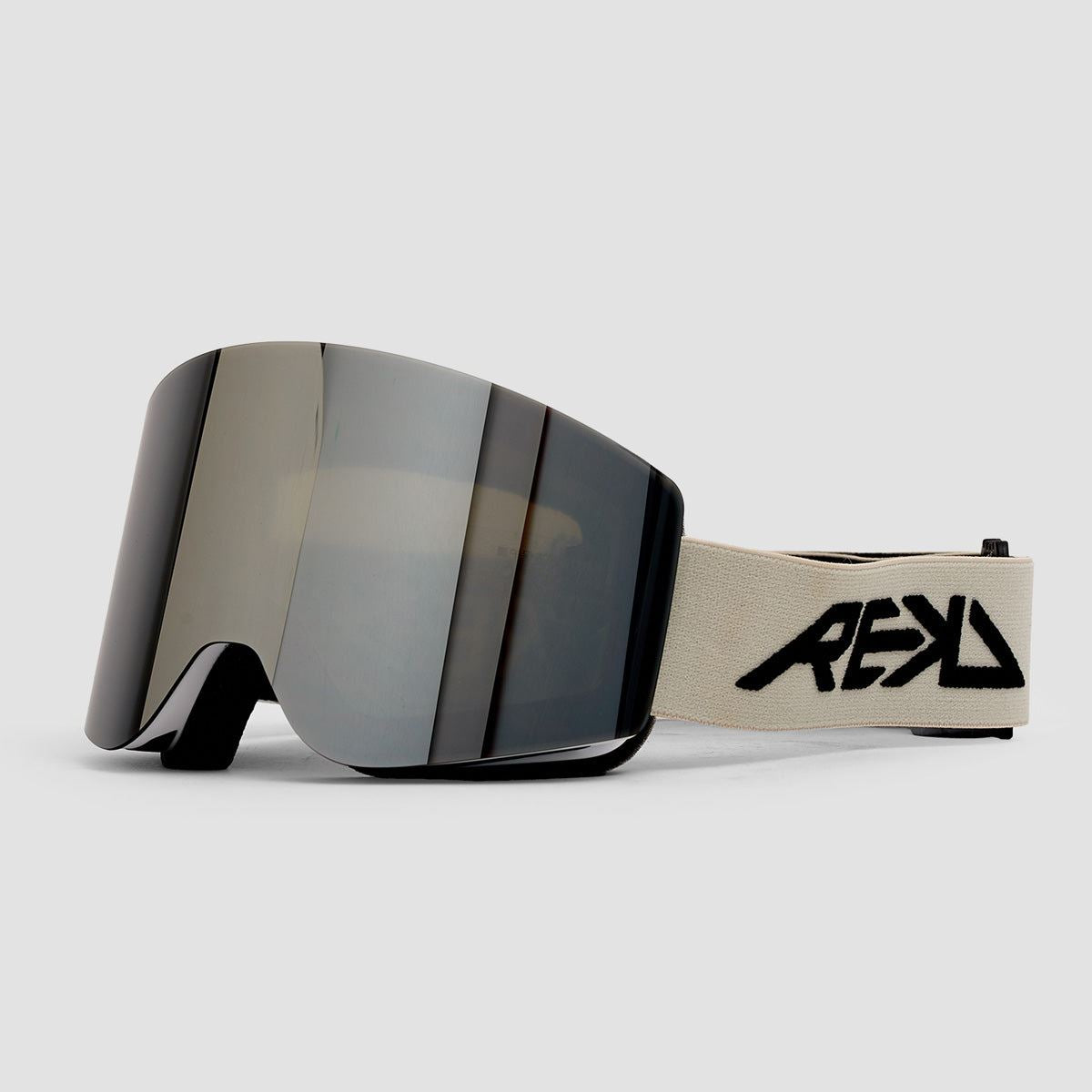 REKD Rocker MagLock Snow Goggle Kit White/Mirror