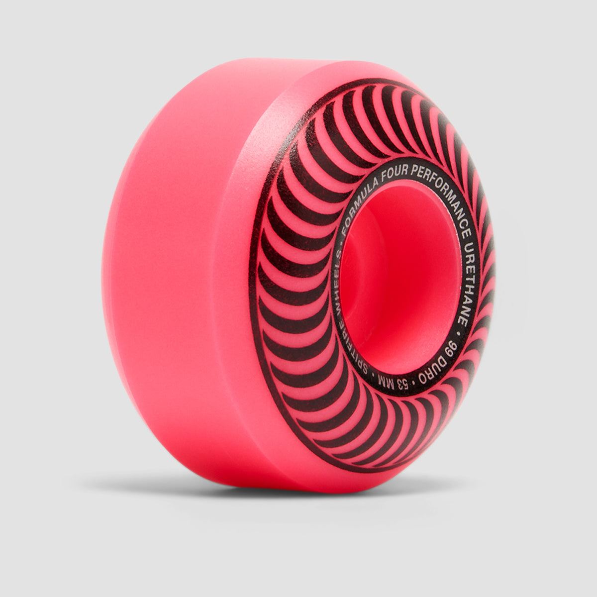 Spitfire Formula Four Classic 99DU Skateboard Wheels Neon Pink 53mm