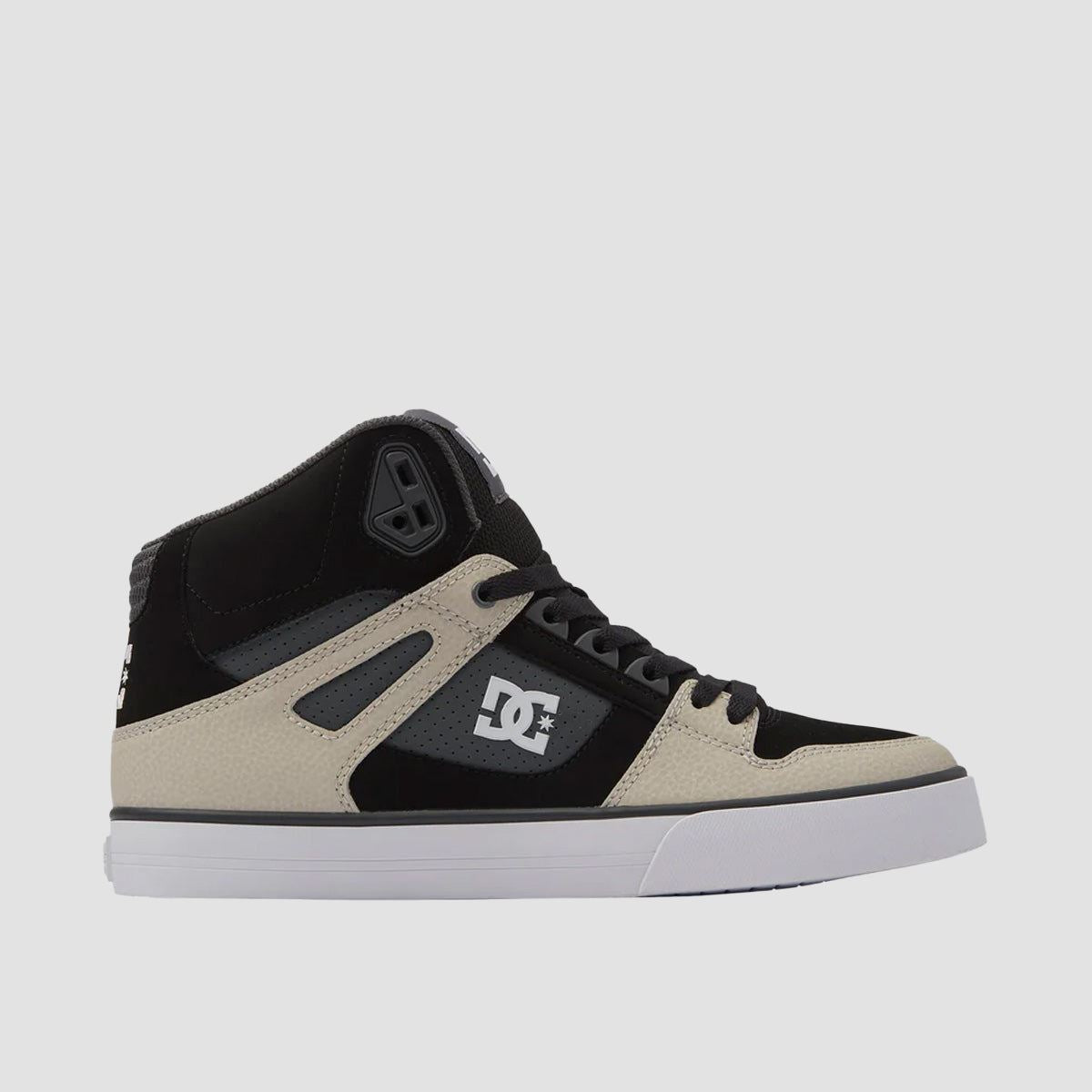 DC Pure HT WC High Top Shoes - Black/Grey/Brown