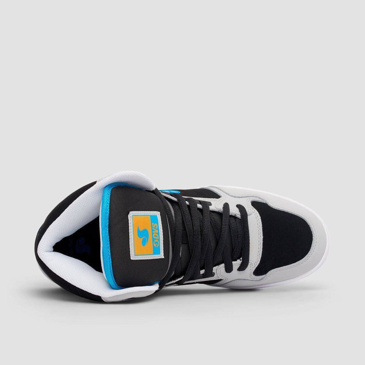 DVS Honcho High Top Shoes - Grey/Black/Blue Nubuck