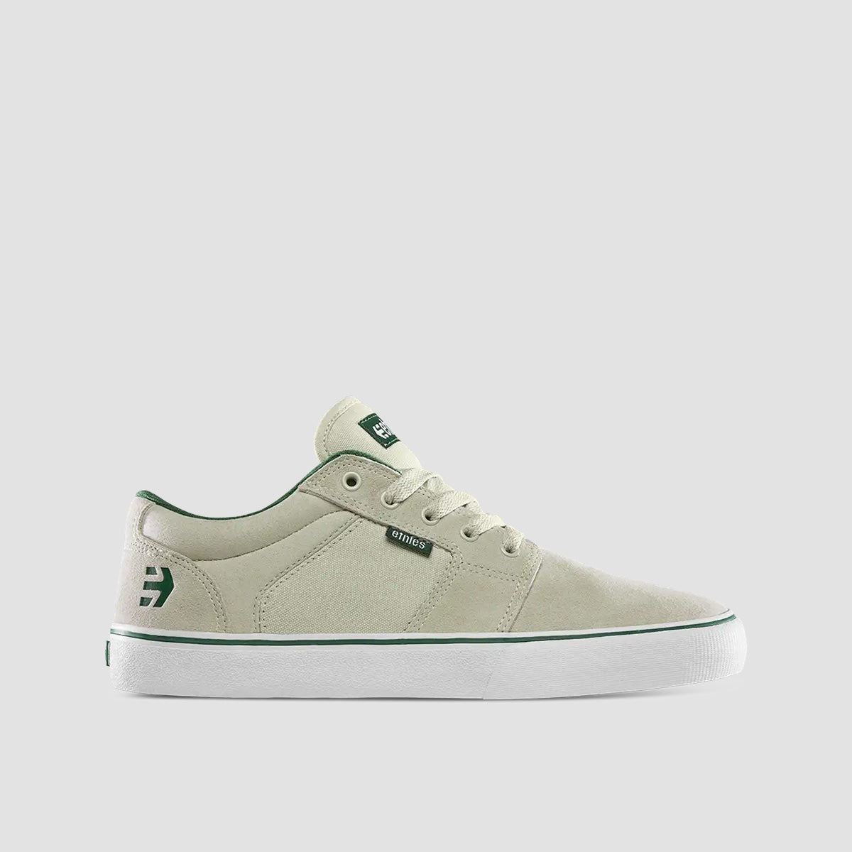 Etnies Barge LS Shoes - White/Green/Gum