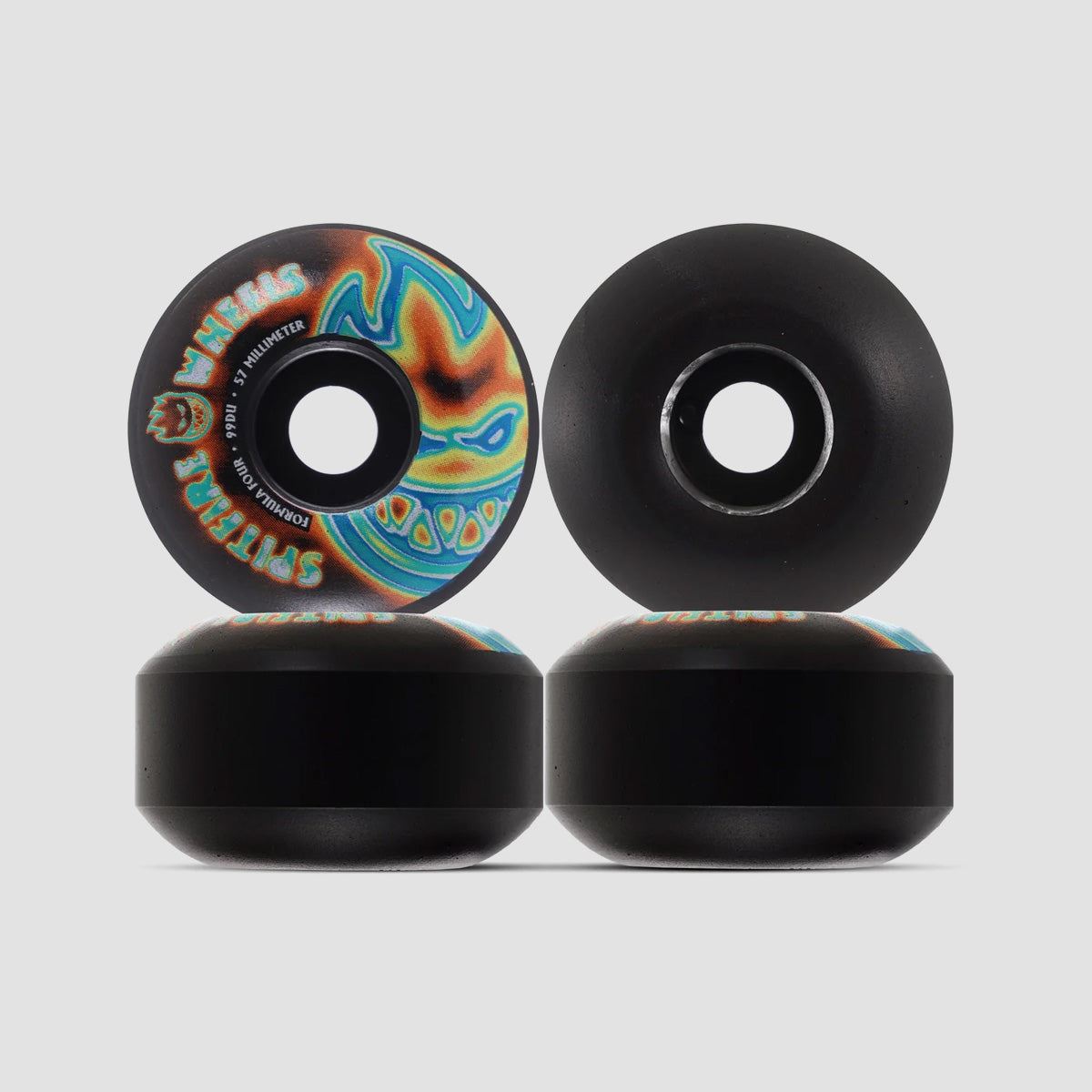 Spitfire Formula Four Radioactive Bighead 99a Wheels Black 57mm