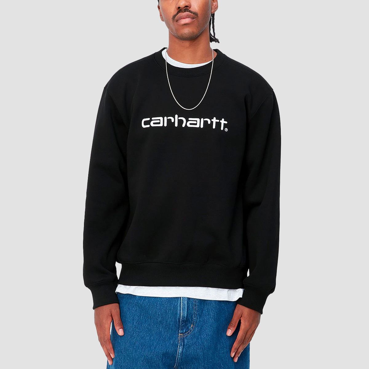 Carhartt WIP Carhartt Crew Sweat Black/White