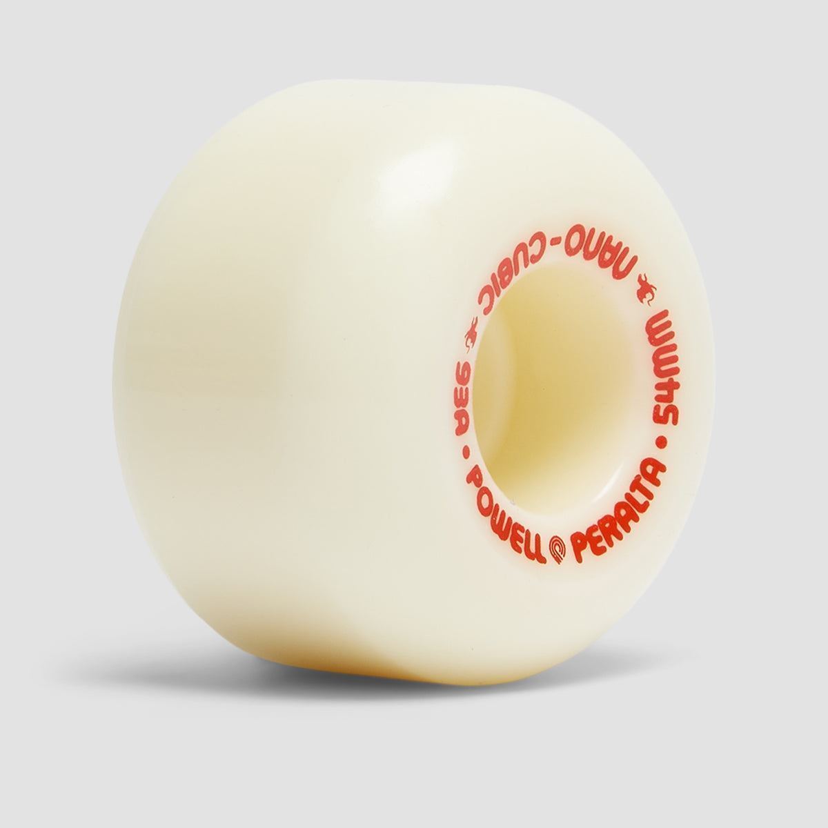 Powell Peralta Dragon Formula Nano Cubic 93A A1 Skateboard Wheels Off White/Red 54x36.5mm