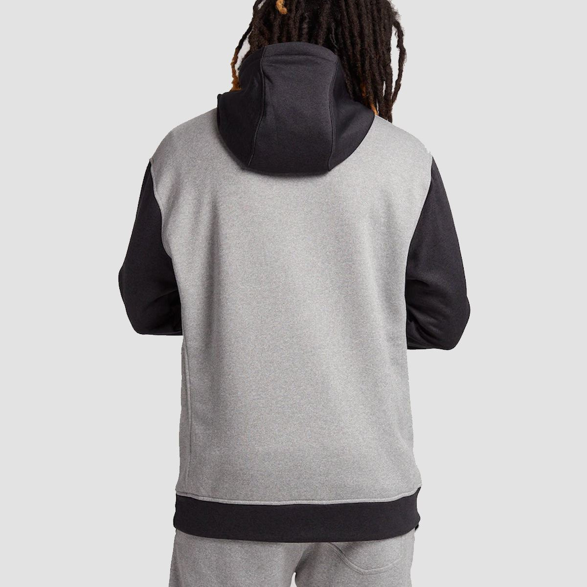 Burton Oak Pullover Hood Grey Heather/True Black