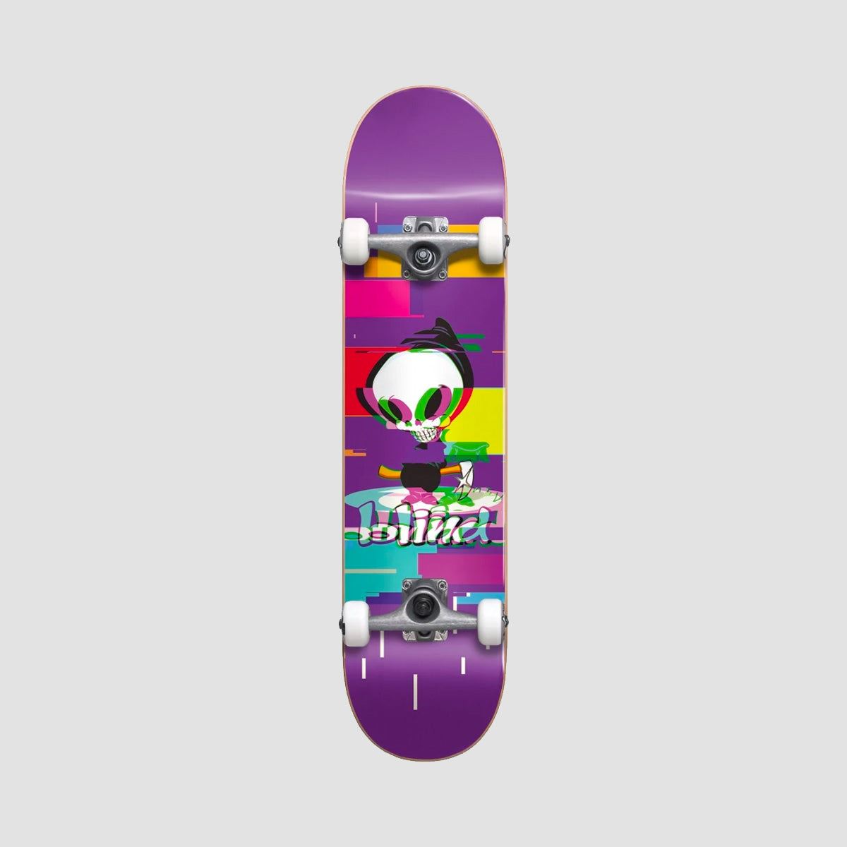 Blind Reaper Glitch FP Skateboard Purple - 7.75"