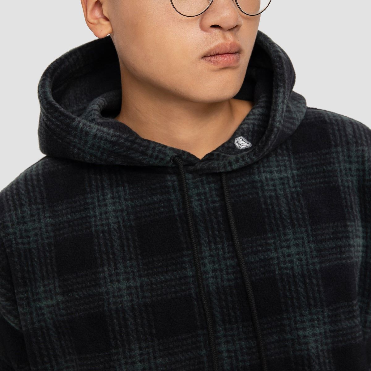 Volcom Throw Exceptions Pullover Hoodie Cedar Green