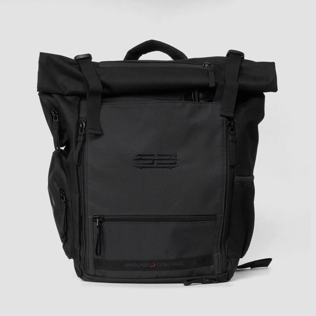 Ground Control Rolltop Skate Backpack Black