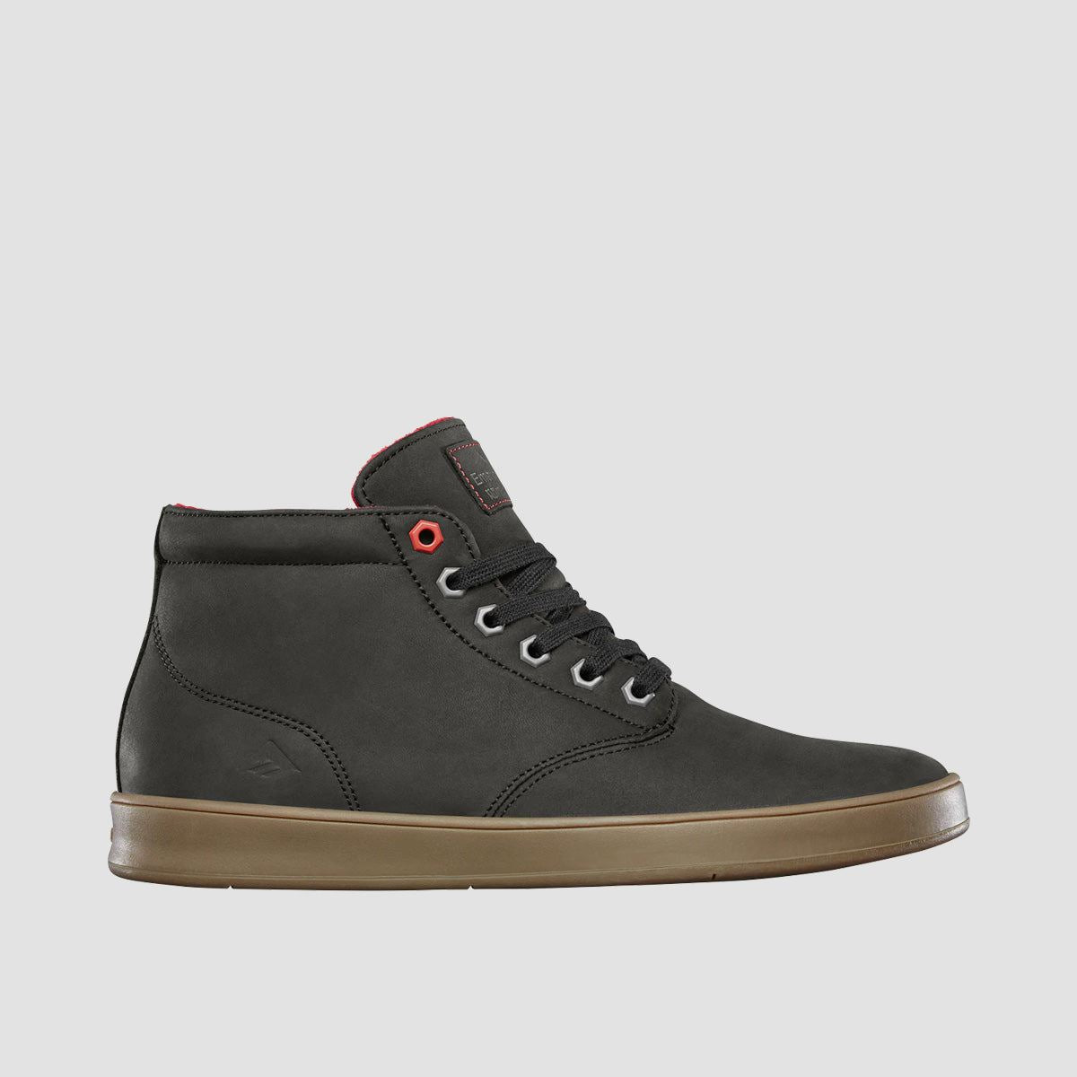 Emerica Romero Laced X Biltwell High Top Shoes - Black/Gum