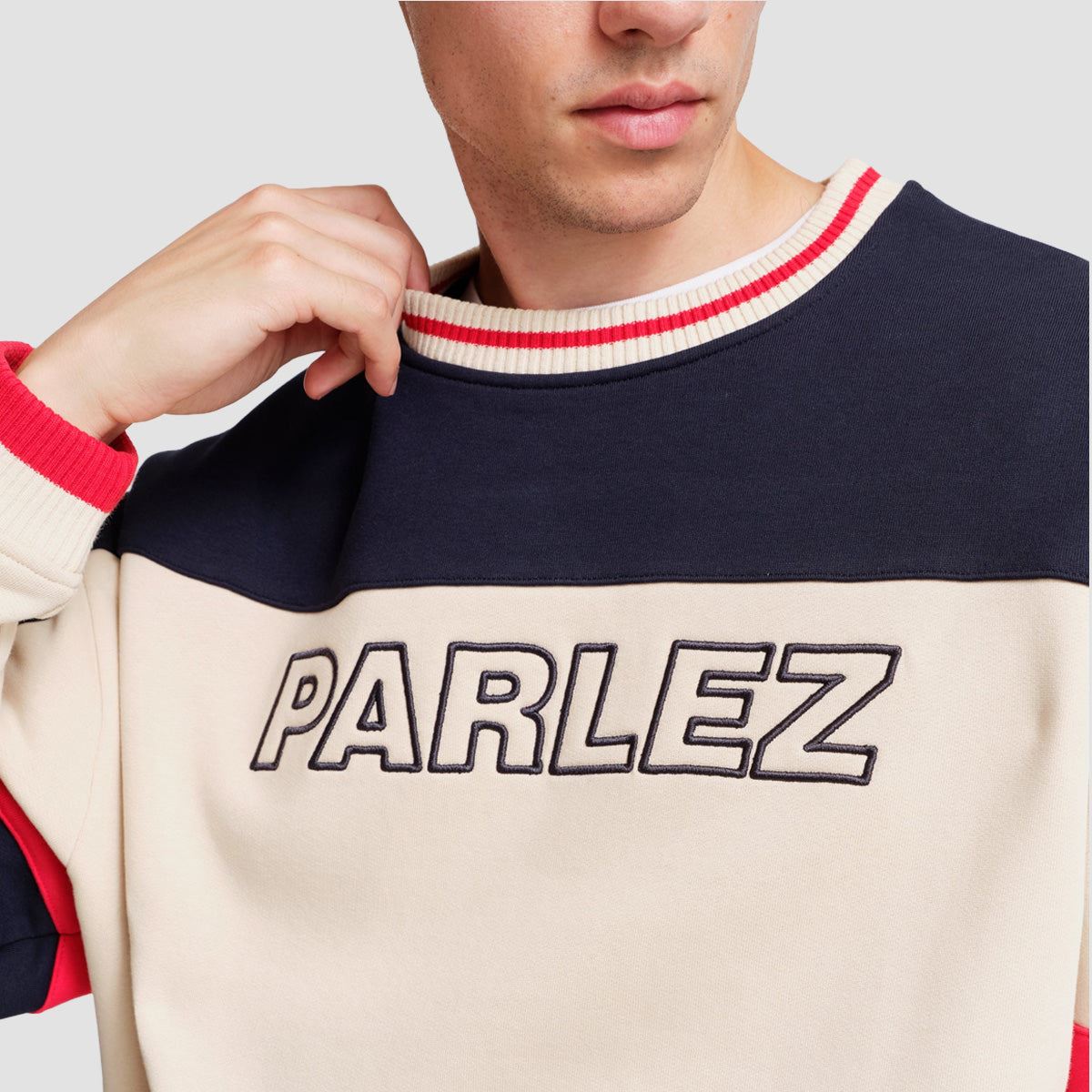 Parlez Club Oversized Crew Sweatshirt Midnight