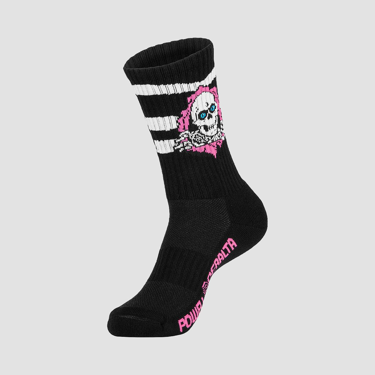 Powell Peralta Ripper Rip Socks Stripes Black/Pink