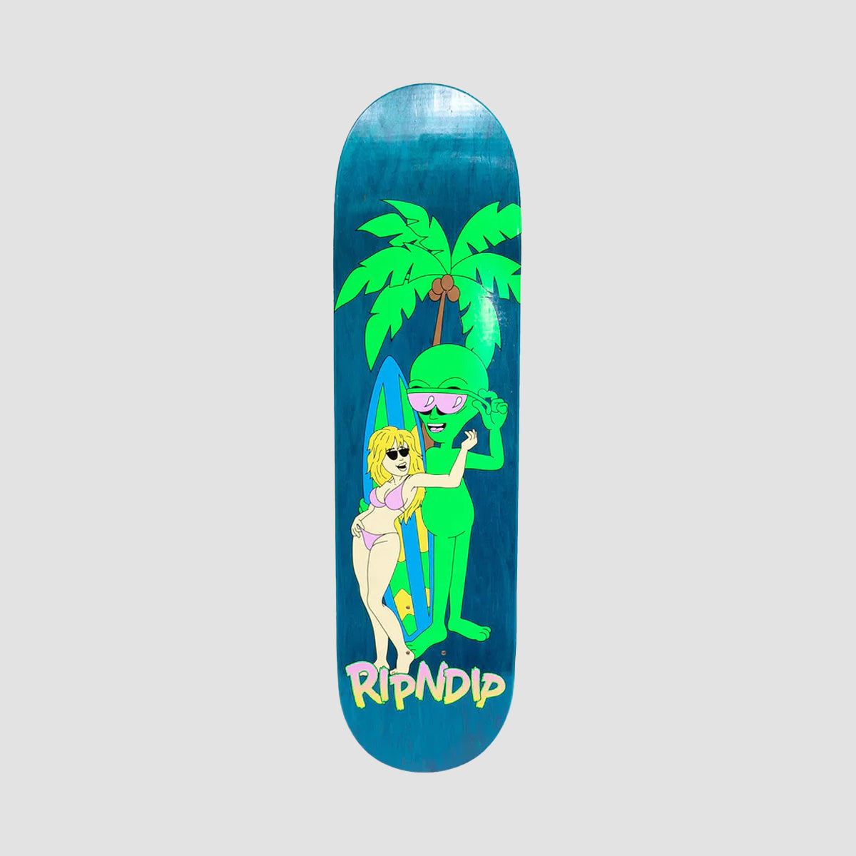 RIPNDIP Beach Boys Skateboard Deck Aqua - 8.25"