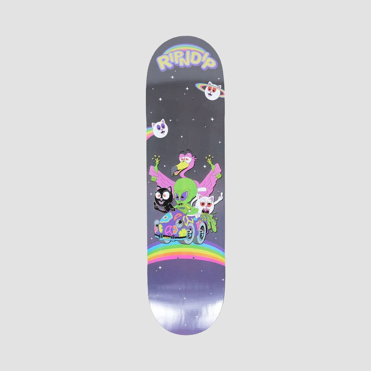 RIPNDIP Friends Forever Skateboard Deck Black - 8.5"