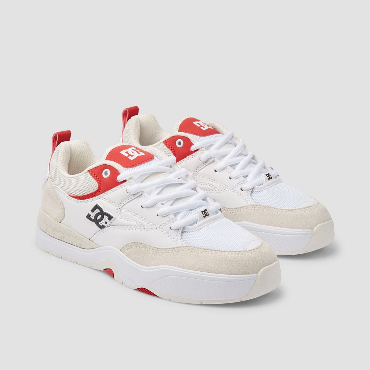 DC Ascend S Shoes - White/Red