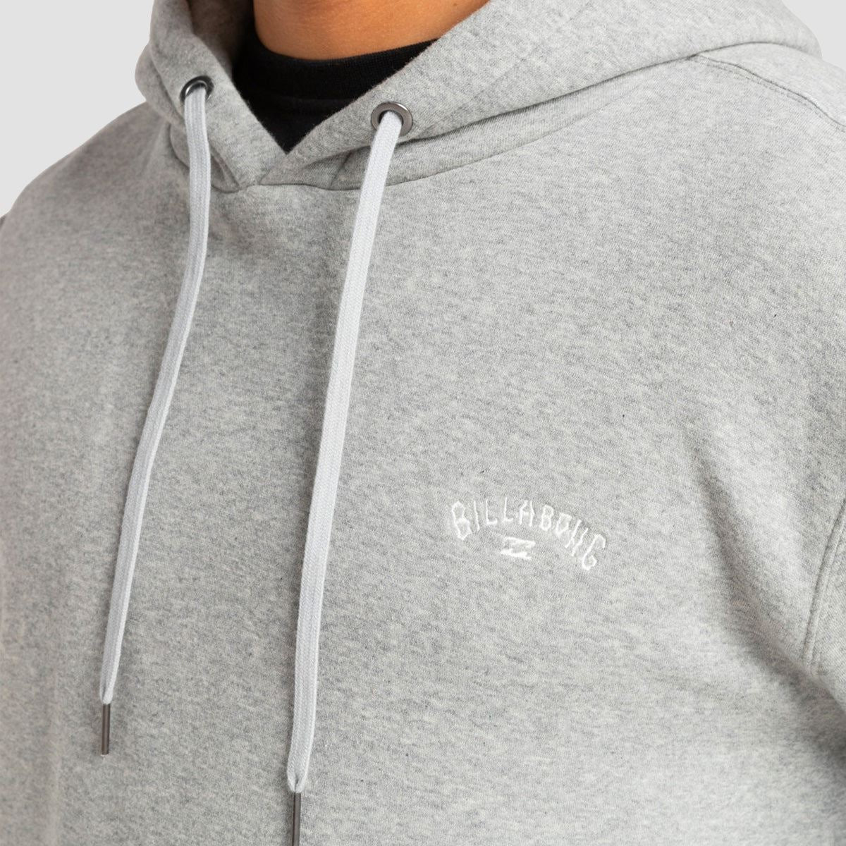 Billabong Arch Pullover Hoodie Grey Heather