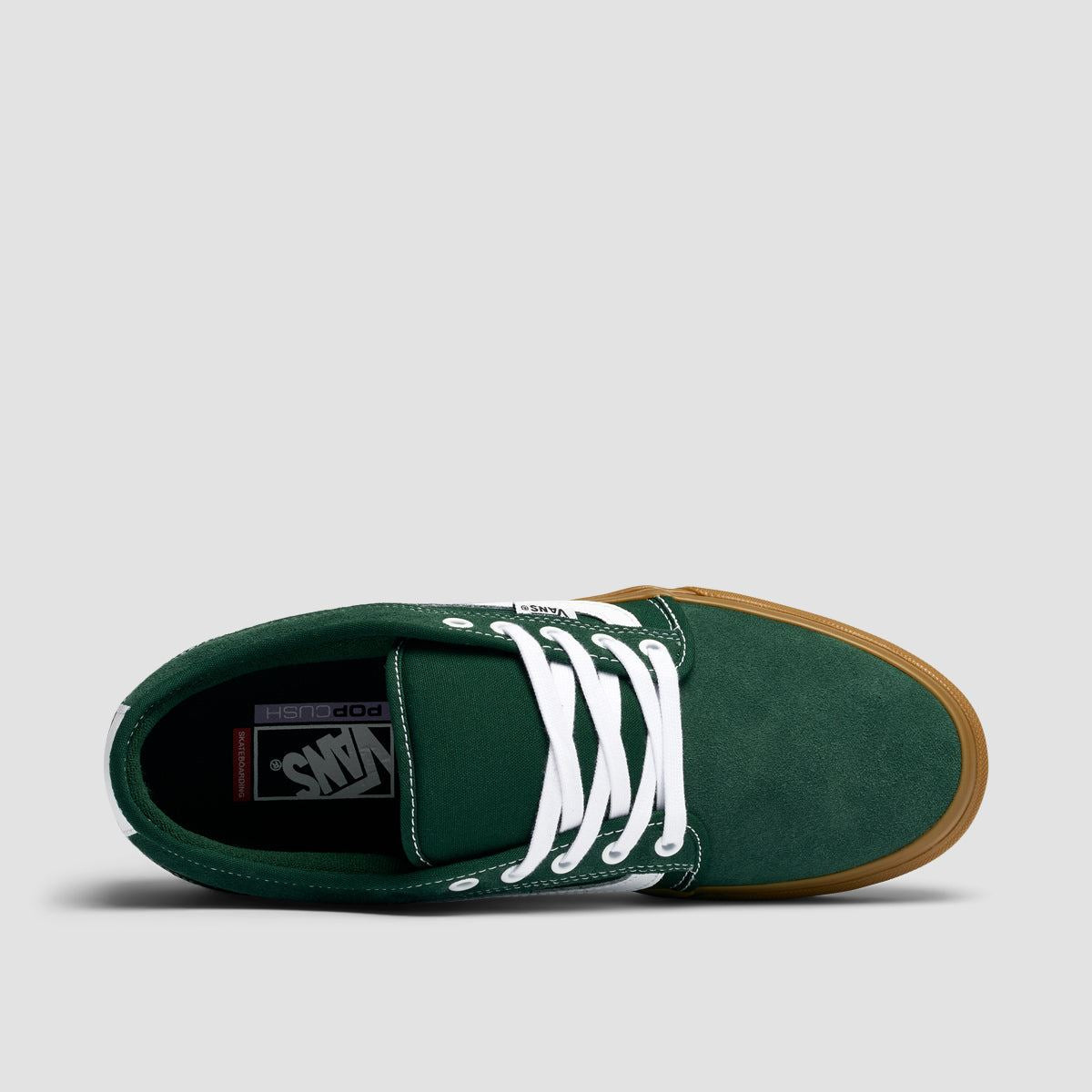Vans Chukka Sidestripe Shoes - Dark Green/Gum