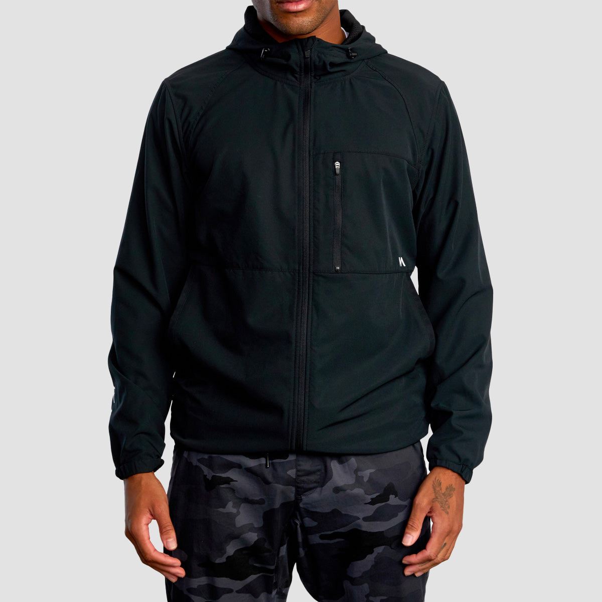 RVCA VA Sport Yogger 2 Windbreaker Jacket Black