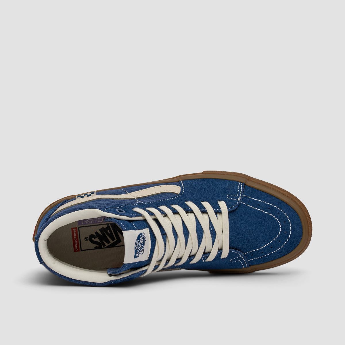 Vans Skate SK8-Hi Shoes - Suede Gum Dark Denim