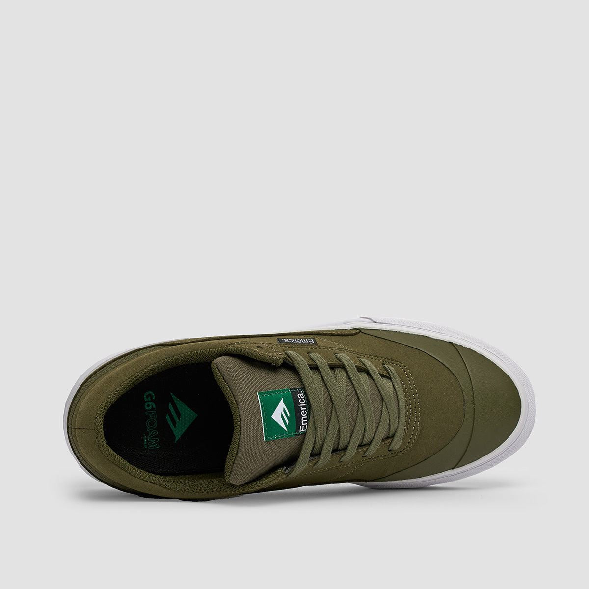 Emerica Vulcano Shoes - Olive