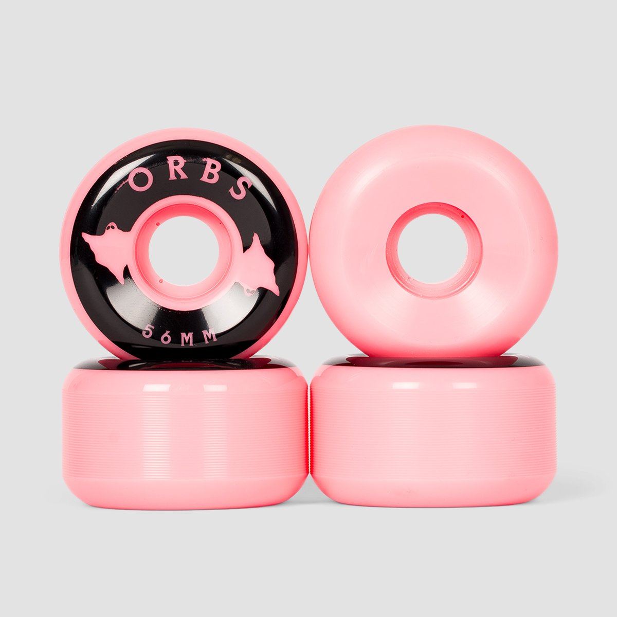 Welcome Orbs Specters Solids 99A Skateboard Wheels Neon Coral 56mm