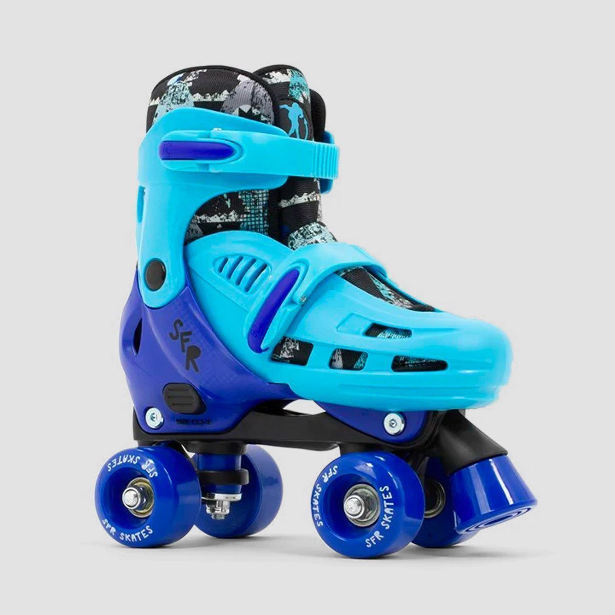 SFR Hurricane IV Adjustable Quad Skates Shark - Kids